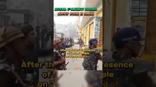 Stone Pelting Sambhal Masjid Survey 😡🕉️🚩  up sambhal survey temple [upl. by Ailehpo]