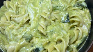 Pasta con chile poblano foryou comidasmexicanas parati food cooking foodie [upl. by Debor]