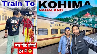 Tagdi Ladai Hogai 😶 Train Journey to KOHIMA NAGALAND [upl. by Enahs388]