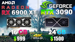 RX 6900 XT vs RTX 3090  Test in 8 Games l 4K l [upl. by Acinnod]