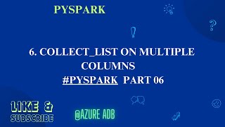 Collectlist on multiple datasets  PySpark  PART [upl. by Kanor]