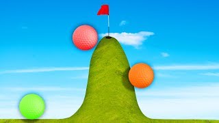 98 IMPOSSIBLE UPHILL CHALLENGE Golf It [upl. by Ettevol]