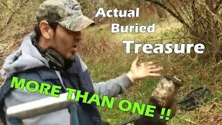 Still Shaking  Actual buried treasure found Metal Detecting [upl. by Dlanigger]