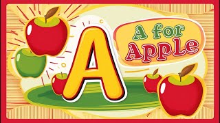 Phonics Song for Toddlers  A for Apple  Phonics Sounds of Alphabet A to Z  ABC Phonic Song [upl. by Clements]