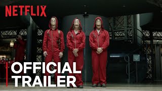 Money Heist  Part 1  Official Trailer  Netflix [upl. by Odlaner]