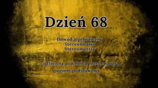 68 dzień  Codzienna powtórka przed maturą  podstawa [upl. by Gillman444]