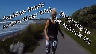 Testing out Fashion Brazil active wear Great Fitness and gym wear for women [upl. by Okiron891]