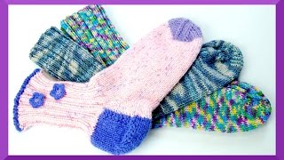 SOCKEN STRICKEN FÜR ANFÄNGER  Anleitung [upl. by Rayle]