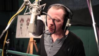 The Boxtrolls Simon Pegg quotHerbert Trubshawquot Voice Recording Broll  ScreenSlam [upl. by Grochow]