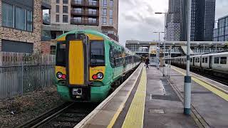 Trains at East Croydon [upl. by Lateehs]