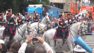 Festejos del Bicentenario argentino Desfile histórico militar [upl. by Dalton569]