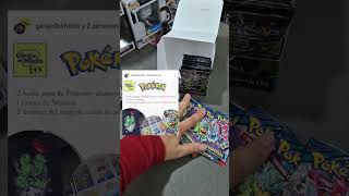 Booster Box de Pokemon TCG adquirida en Perron Store Costa Rica pokemontcg [upl. by Htebezile]