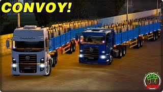 PT1 CONVOY VW CONSTELLATION 25 320  BITREM SALTO  MAPA CEIBO  ETS2 MODS 143 [upl. by Wilma457]