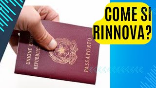 Come rinnovare il passaporto  Appuntamento online passaporteitaliano [upl. by Ellis981]