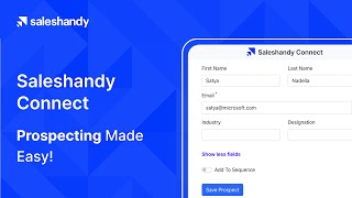 Saleshandy Connect  Email Finder amp Outreach Addon [upl. by Adnalra428]