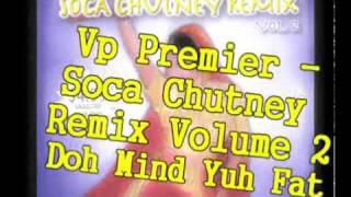 Vp Premier  Doh Mind Yuh Fat  Soca Chutney Remix Volume 2 [upl. by Eicram]