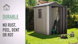 FACTOR 4x6 Garden Shed at Cheap Sheds [upl. by Liana]