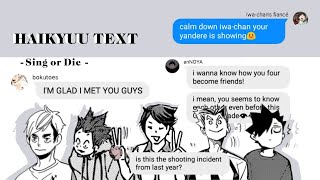 How The Squad Met Each Other  BoKuroKawaAtsuTen  Haikyuu Texts [upl. by Malena35]