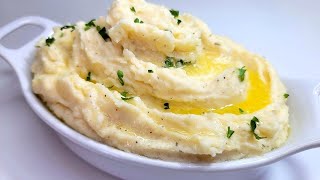 GARLIC PARMESAN MASHED POTATOES  recipe [upl. by Carthy]