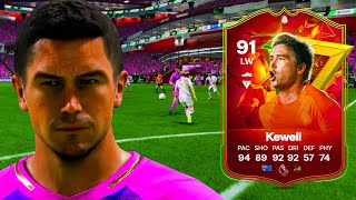 91 Golazo Hero Kewell Player Review  EA FC 24 [upl. by Yesnel]