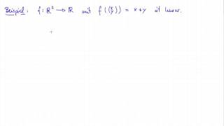 Lineare Abbildungen Teil I  Mathematik Video Vorlesung [upl. by Deeyn]