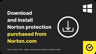 How to download amp install Norton protection purchased from Nortoncom [upl. by Nedle]