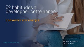 Comment conserver son énergie [upl. by Blank]