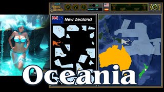 Oceania Puzzle Gameplay 🌍🧩🎓 Fun Geography Homework Archive [upl. by Bronnie]