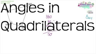 Angles in Quadrilaterals  Maths GCSE and iGCSE Revision [upl. by Tigdirb644]