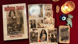 The Hoodoo Tarot by Tayannah Lee McQuillar flipthrough walkthrough [upl. by Narut]