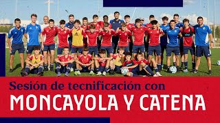 Jornada de tecnificación de Jon Moncayola y Alejandro Catena en Tajonar  Club Atlético Osasuna [upl. by Killian]