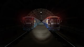 Garrys Mod Metrostroi  81717 Номерной по ЛюблинскоДмитровская линии С другом [upl. by Akirdnuhs]