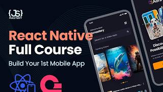 React Native Course for Beginners in 2024  Build a Full Stack React Native App [upl. by Berga]