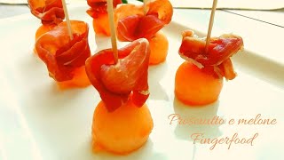 Prosciutto e melone fingerfood [upl. by Moffat]