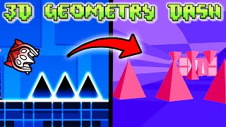 GEOMETRY DASH is in 3D NOW and its INSANE  Geometry Dash 22 [upl. by Anitsirhcairam]