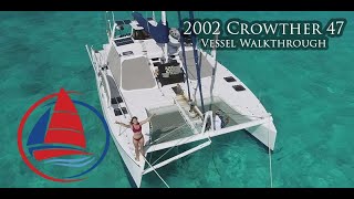 2002 Crowther 47 Vessel Walkthrough [upl. by Harraf]