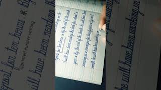 Future Perfect Continuous Tense cursivewriting cursivehandwritingenglishhandwriting [upl. by Stone]