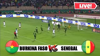 🔴 BURKINA FASO VS SENEGAL LIVE MATCH TODAY  AFCON QUALIFIERS 202425  AFRICAN CUP OF NATIONS [upl. by Miltie]