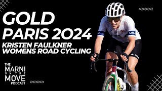 Gold Medal Olympic Cyclist Kristen Faulkner Paris 2024 Team USA [upl. by Lalaj]