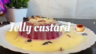 Jelly Custard 🍮 Recipe by Yaman’s Kitchen [upl. by Iclek329]