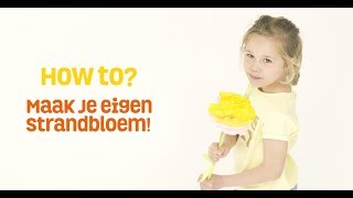 How to maak je eigen strandbloemen ✂ [upl. by Angrist]