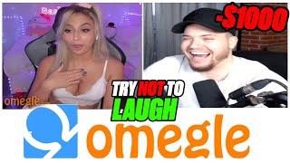 1000 OMEGLE CHALLENGE TRY NOT TO LAUGH [upl. by Llecrup870]