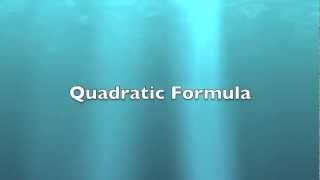 Quadratic Formula Song Bad Romance by Lady Gaga [upl. by Spracklen]