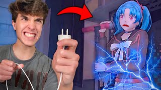 ELECTROCUTO A LA CANTANTE  Yandere Simulator  Parte 10 [upl. by Serica262]