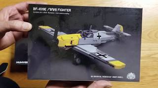 Brickmania Haul 05 Bf109E  WWII Fighter Custom Military Lego [upl. by Ulla68]