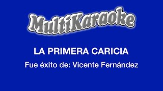 La Primera Caricia  Multikaraoke  Fue Éxito de Vicente Fernández [upl. by Inglis]