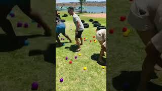 Team building with coach teambuildingactivities fun shorts [upl. by Ettenwahs]