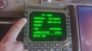 CPDLC Cruise climb  CONTROLER PILOT DATA LINK COMMUNICATION [upl. by Dercy]