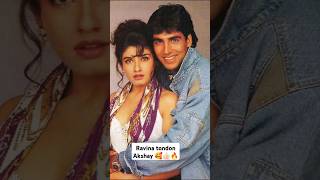 Chal karle thoda pyaar nahi to mar jawan ge dono  🔥Raveena tondon Akshay 🥰 shorts bollywood [upl. by Ennairak]