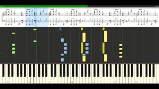 Evanescence  Imaginary Piano Tutorial Synthesia [upl. by Ahsinotna]